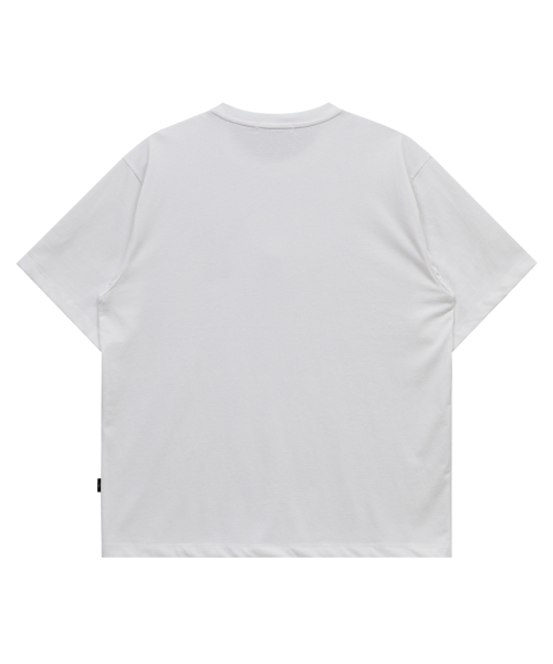 YK Check Applique Half Sleeve T-рубашка белый