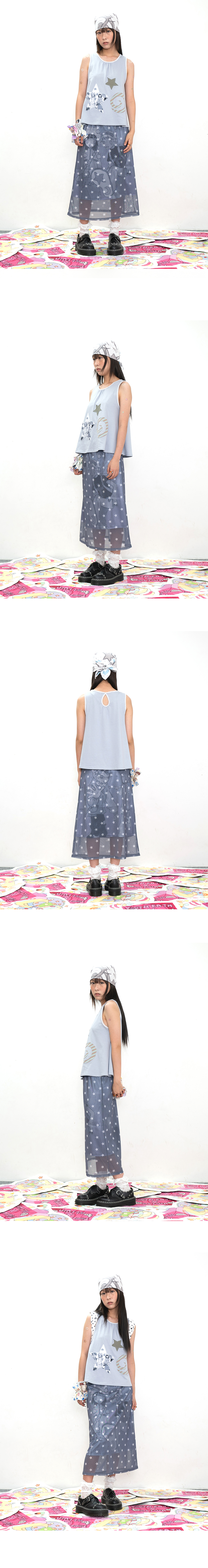 ★YOUTHBATH X Oliwa★Raw Patch Tank Top YB X Oliwa Raw Patch Tank Top - youthbath