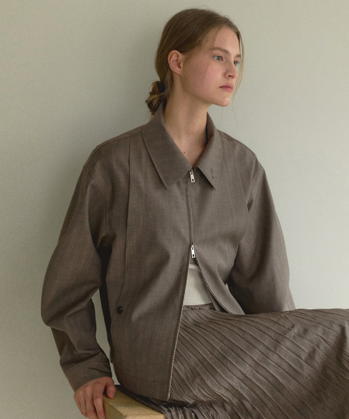 BOY BLOUSON JK_BROWN