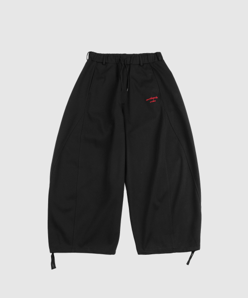 Archive broderie sweat брюки (чёрный)