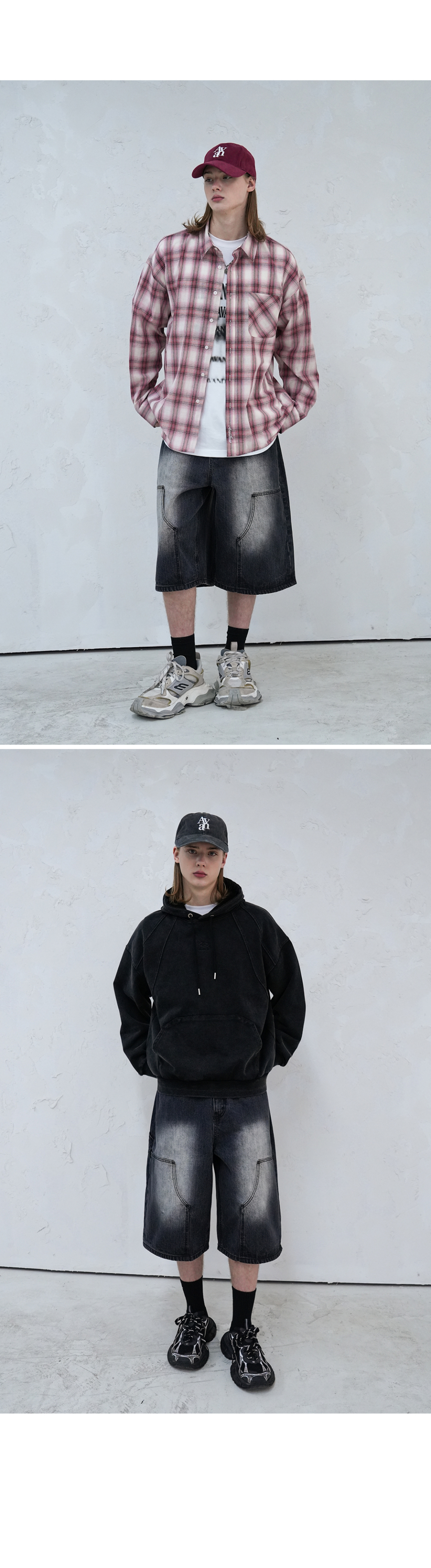 MUSINSA公式 | AVANDRESS Carpenter Denim Shorts CAMO