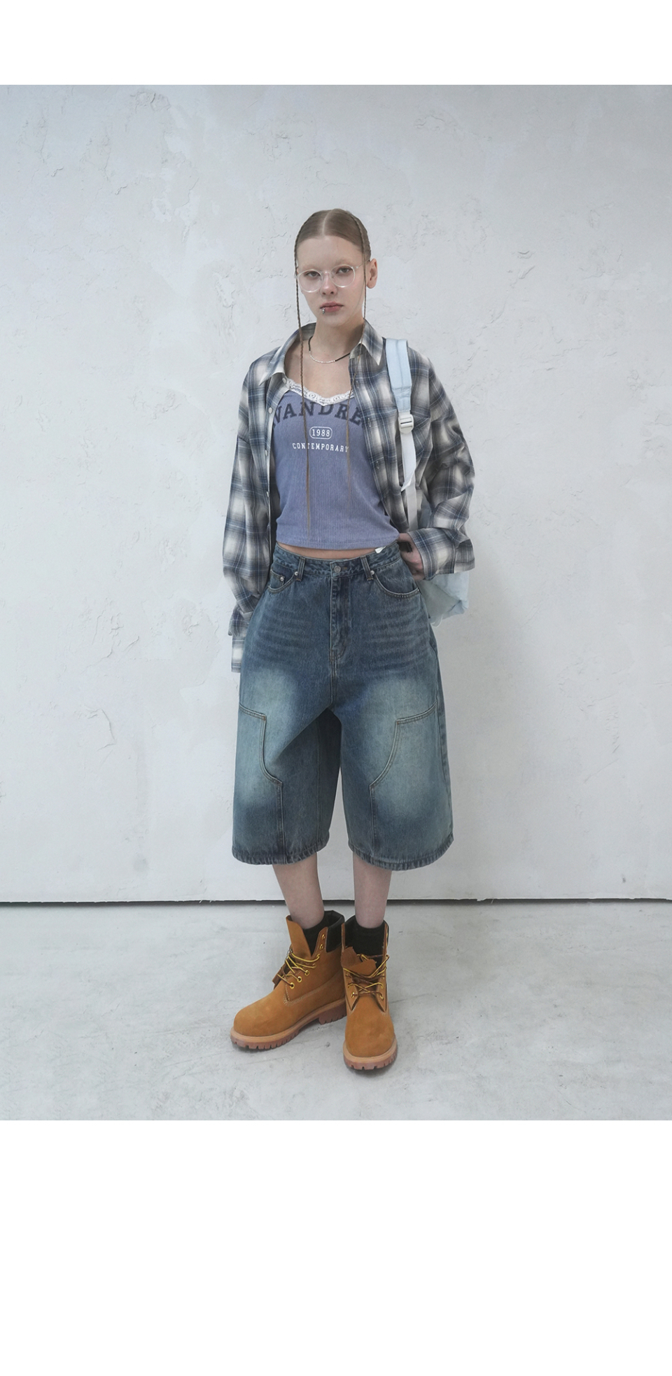 AVANDRESS ♥Carpenter Denim Shorts/追跡付 AVANDRESS ♥Carpenter Denim Shorts/追跡付 (AVANDRESS/デニム