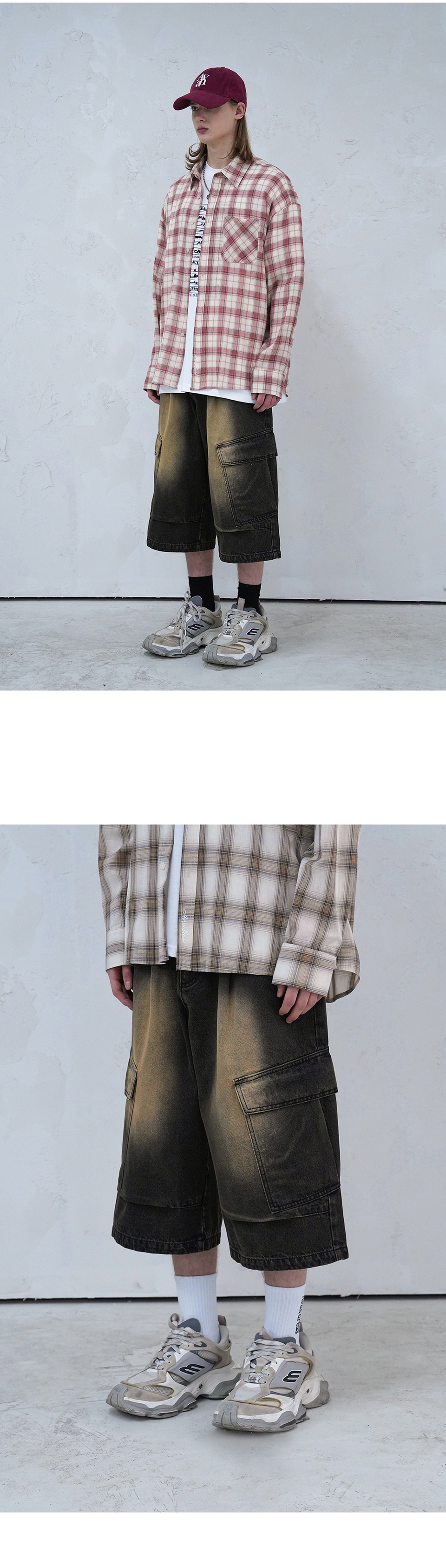 【AVANDRESS】Side Big Denim Shorts CAMO ★韓国の人気★ MUSINSA | AVANDRESS Side Big Denim Shorts CAMO