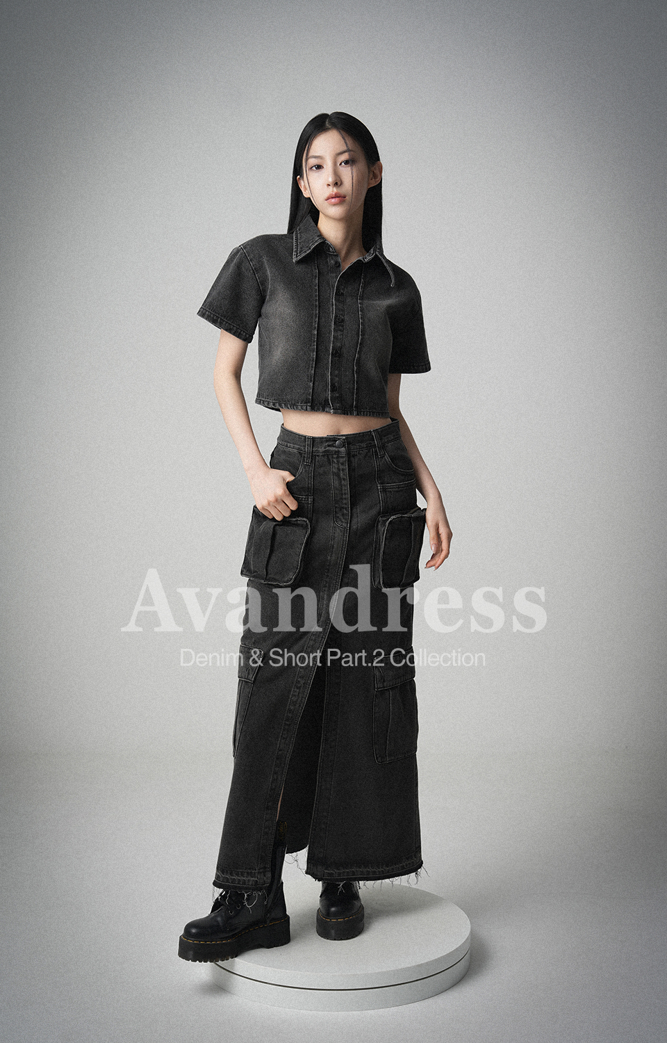 어반드레스(AVANDRESS) Lovely Stitch Denim Shorts - 3COL