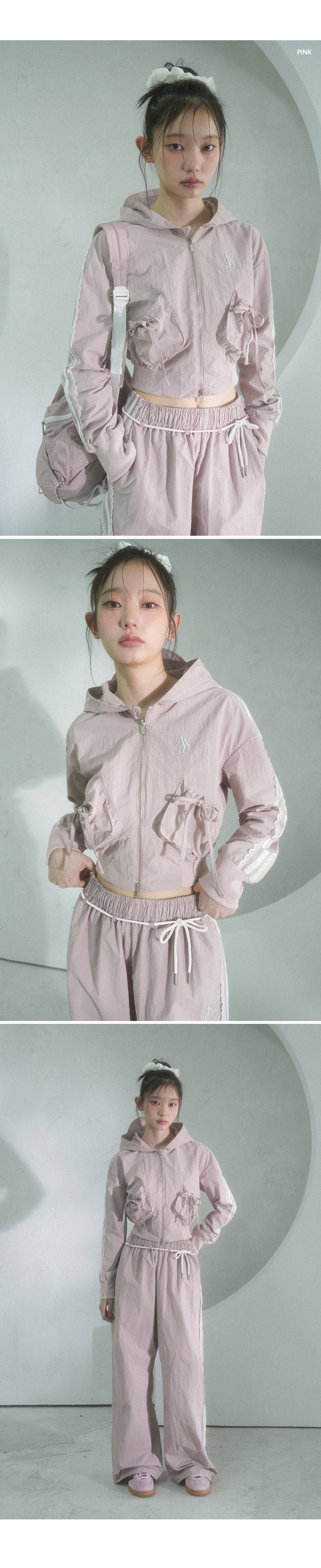 어반드레스(AVANDRESS) Race Line Wind Jumper - 4COL - 사이즈