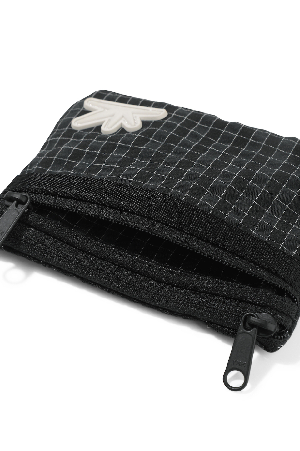 小物 SUN/kakke MUSINSA | SUNLOVE Zip Card Pouch Black Grid