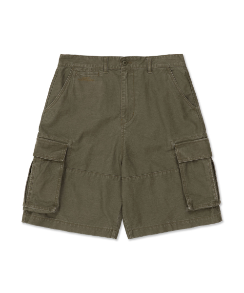 WASHED CARGO шорты (LOOSE посадка) хаки