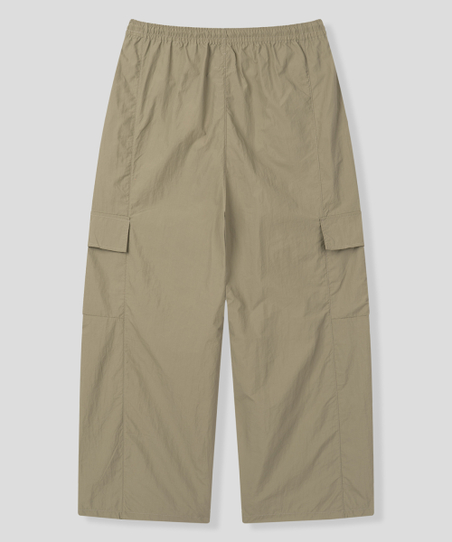 Парашютные брюки широкие, Beige