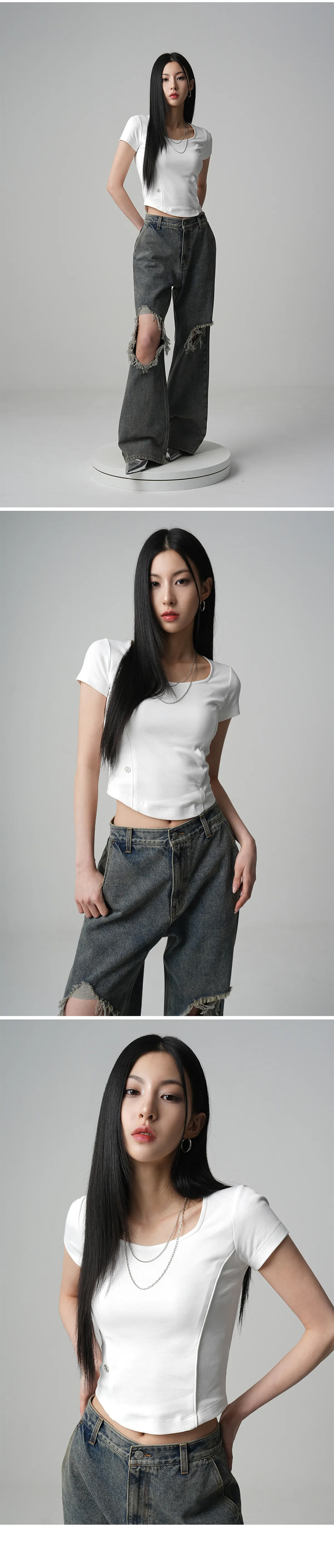 [AVANDRESS] ★24SS★ Pentagonal Line T-shirt s-l1600.jpg