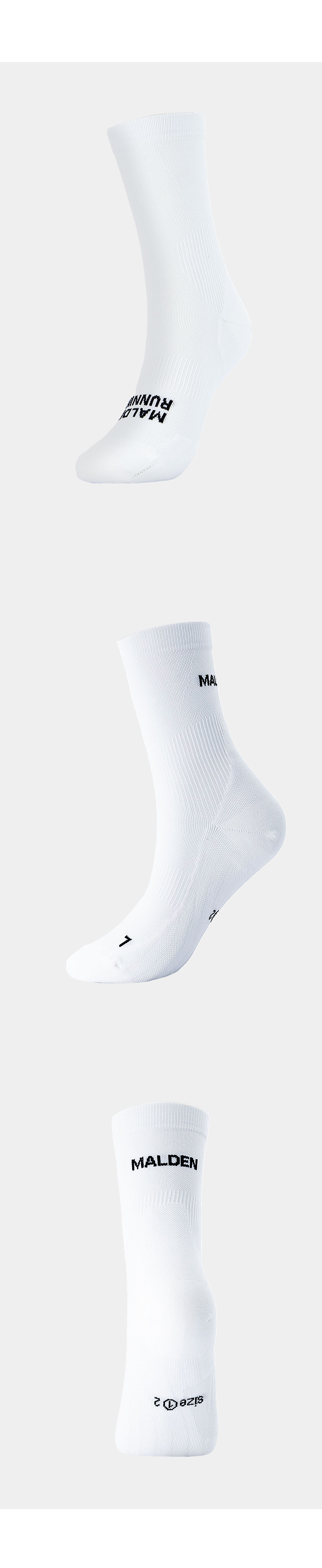 LETTERING RUNNING CREW SOCKS