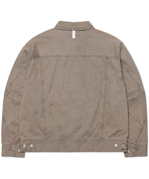 SLASH TRUCKER JACKET - WASHED CHARCOAL