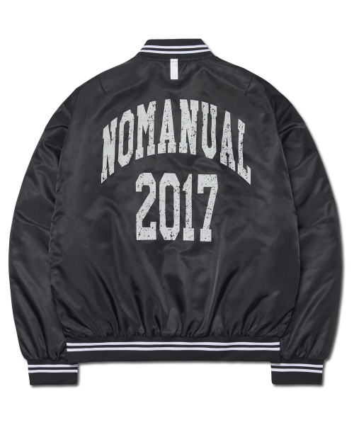 C.A THINSULATE STADIUM JACKET - BLACK