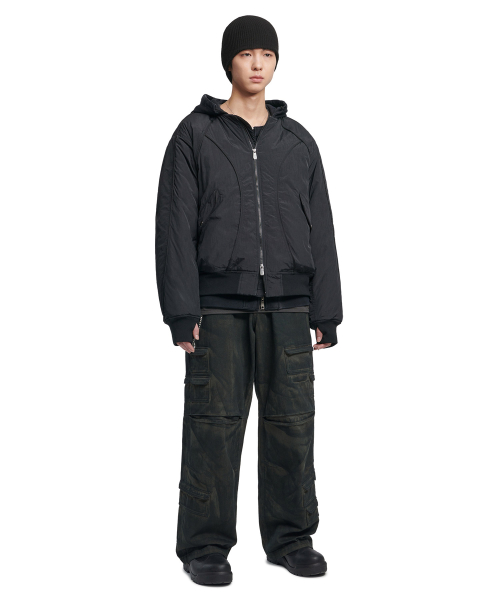 C.P THINSULATE BOMBER - BLACK