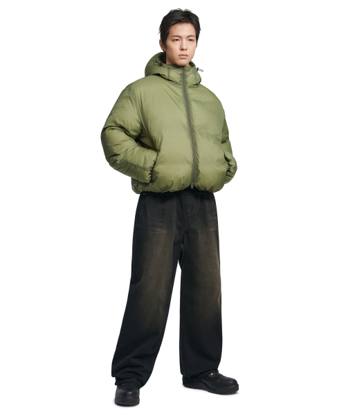 SHEER DOWN JACKET - KHAKI