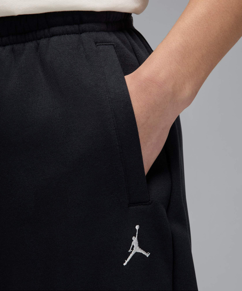 Оверсайз флис-брюки Jordan Brooklyn M - Black:Sail / IB7238-010