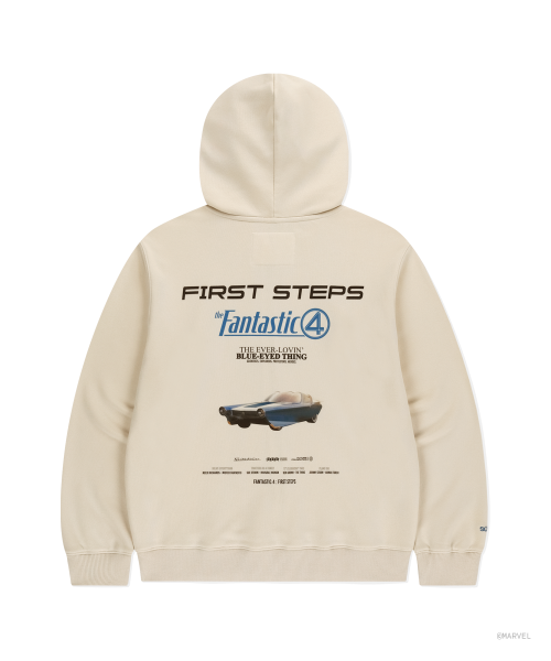 [The Fantastic Four] Zip up Hoodie Oatmeal