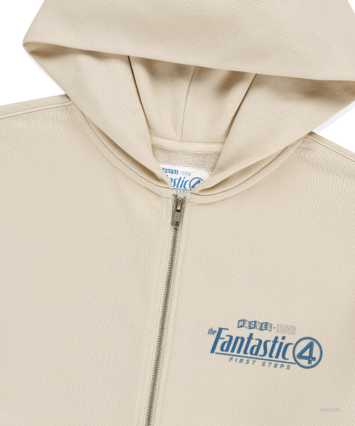 [The Fantastic Four] Zip up Hoodie Oatmeal