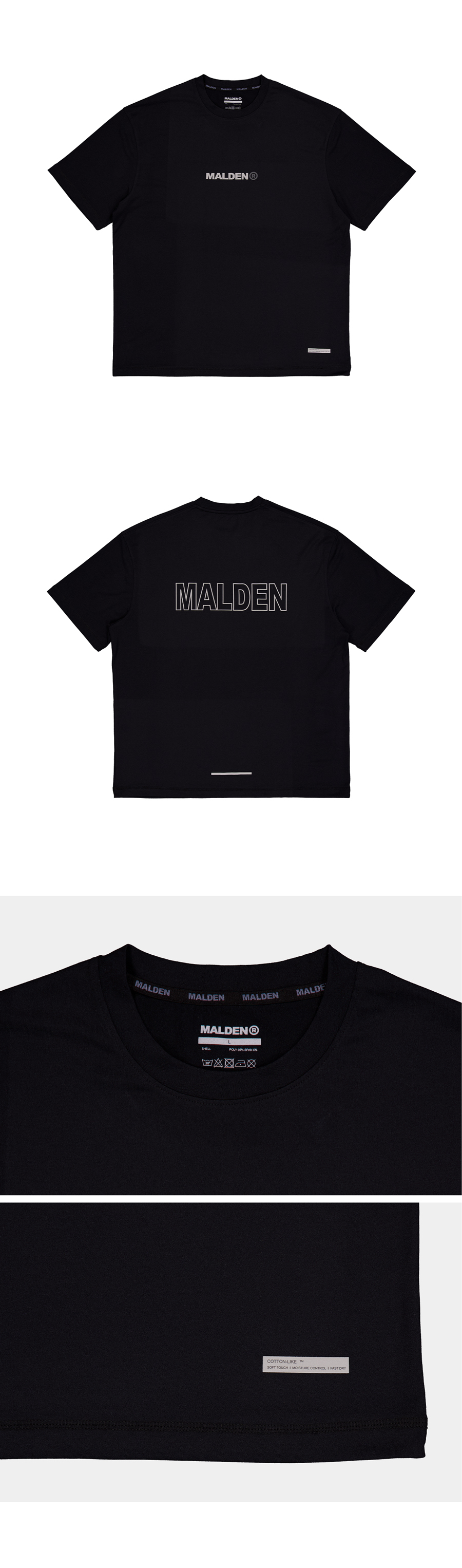 COTTON-LIKE RUNNING SHORT SLEEVE - 2 COLORS 