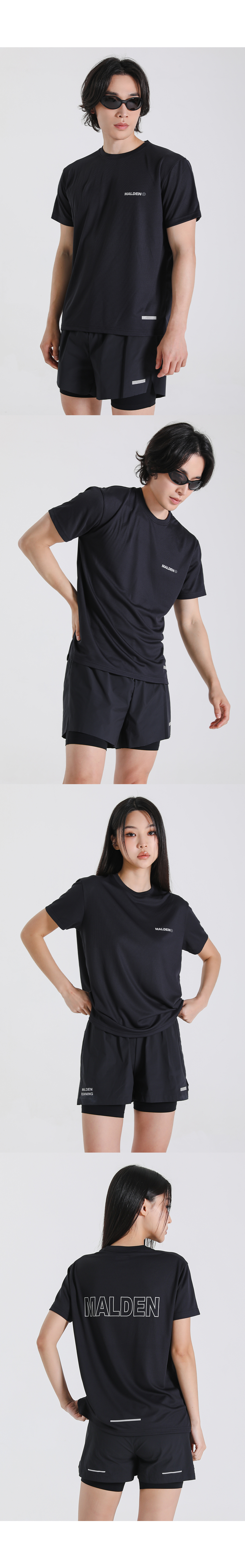 SQUARE KNIT RUNNING SHORT SLEEVE