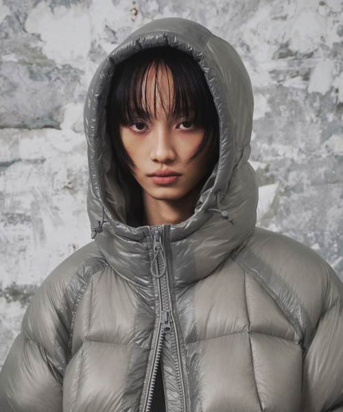 Женский легкий пуховик из рипстопа Sheer [Light Warm Gray]
