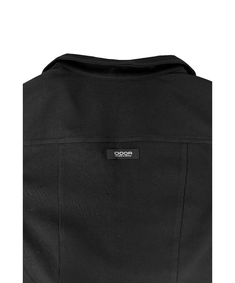오도어(ODOR) Slim collar tee - 사이즈 & 후기 | 무신사