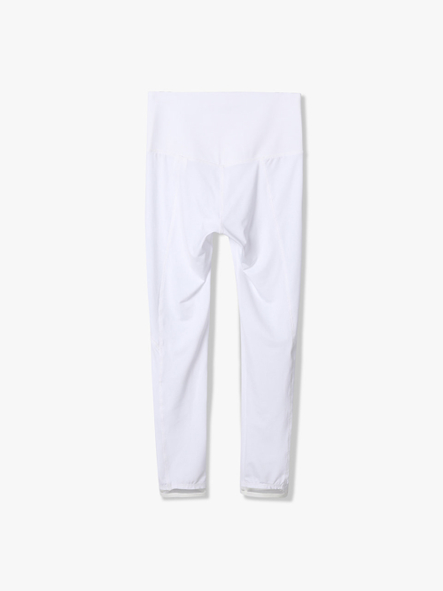 LOGO PRINT LEGGINGS WHITE