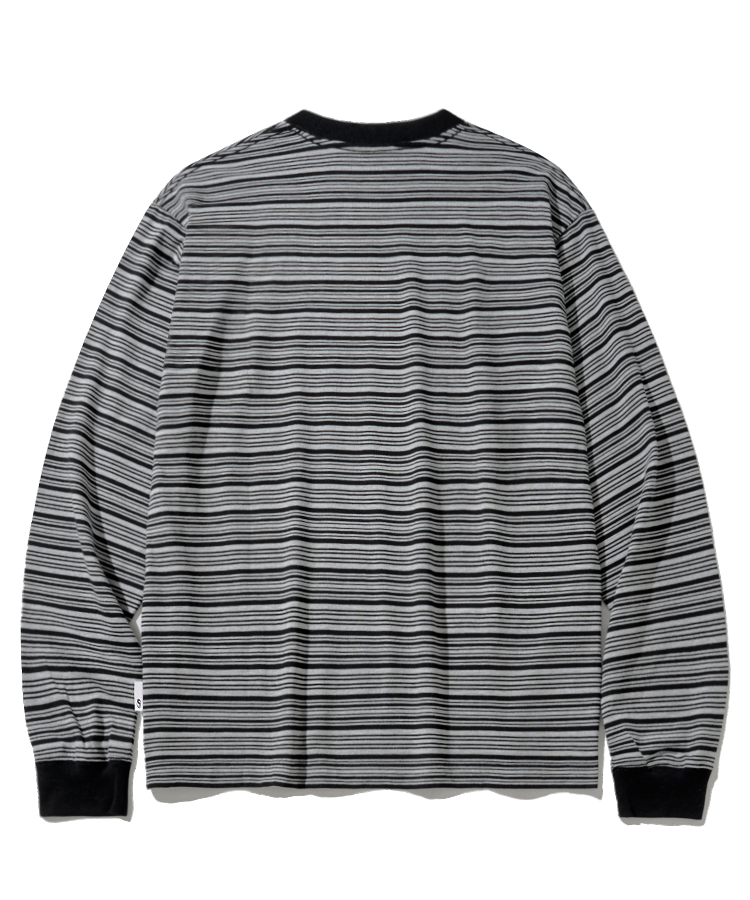 Multi Stripe Long Sleeve-Black
