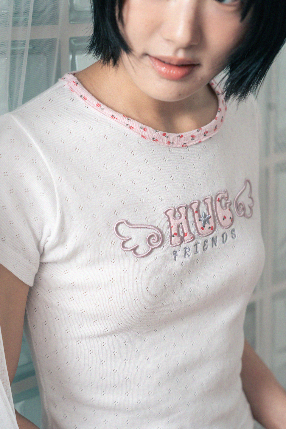 【HUGYOURSKIN】Hug Friends Tea (White) MUSINSA | HUG YOUR SKIN HUG friends T (White)