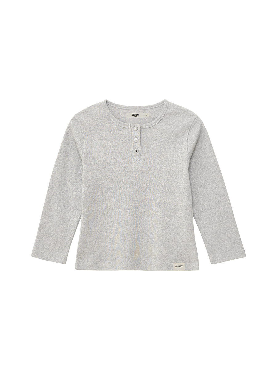 MUSINSA | GLOWNY 3/4 BUTTON FLY TEE_3 Colors