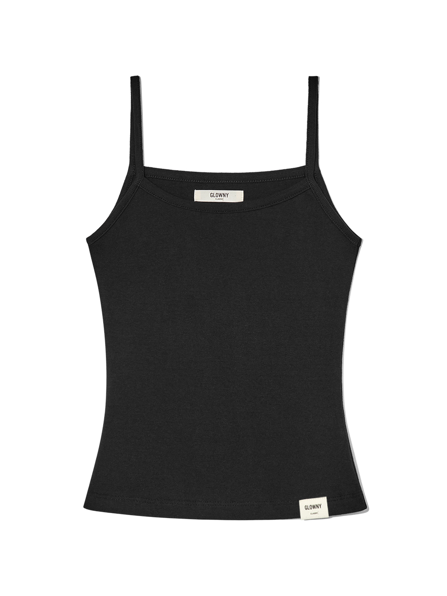 ★GLOWNY★ G CLASSIC CAMISOLE BLACK MUSINSA | GLOWNY G CLASSIC CAMISOLE_3 Colors