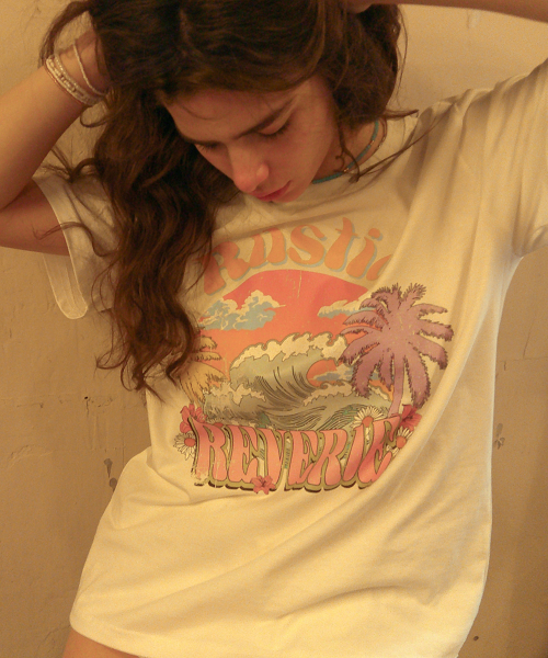 Оверсайз футболка Sweet Coast White