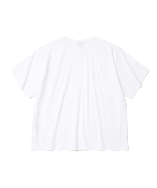 Distorted ERROR Graphic Crop T-Shirt белый