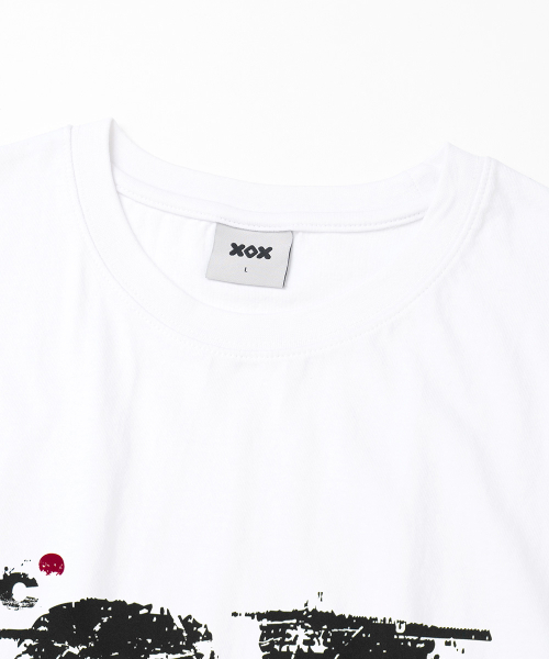 Distorted ERROR Graphic Crop T-Shirt белый