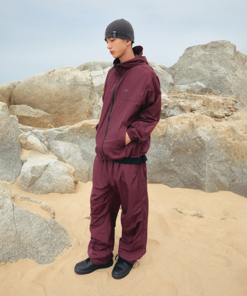 OG WINDBREAKER куртка burgundy