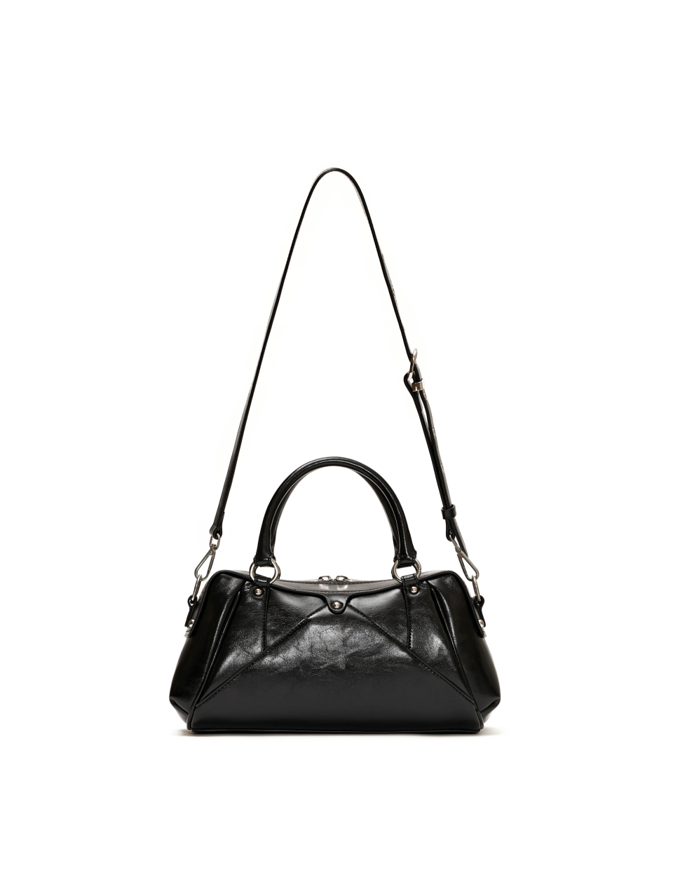 韓国商品/SUNBURNPROJECT Faux Leather M.O.S Bag MUSINSA | SUNBURNPROJECT Faux Leather M.O.S Bag, BLACK