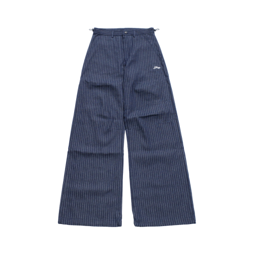 хлопок свободный Denim брюки in полоска