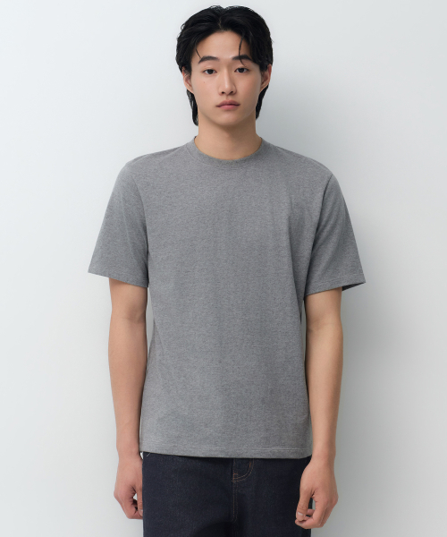 MUSINSA STANDARD MUSINSA STANDARD ベーシック クルーネック Tシャツ 3パック 画像 3