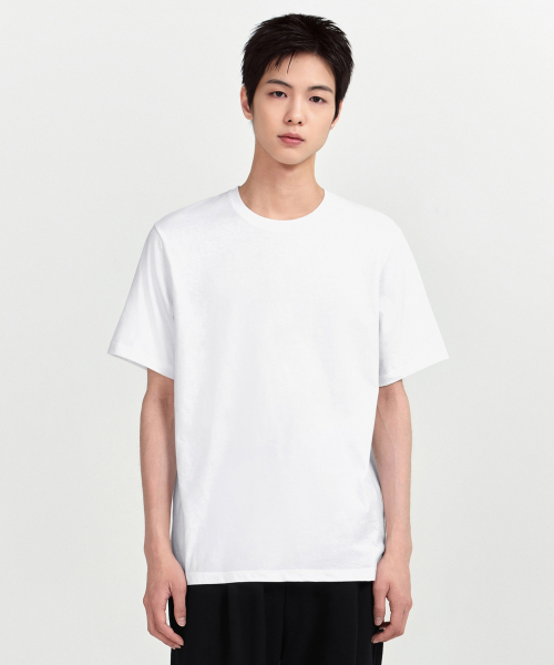 MUSINSA STANDARD MUSINSA STANDARD ベーシック クルーネック Tシャツ 3パック 画像 4