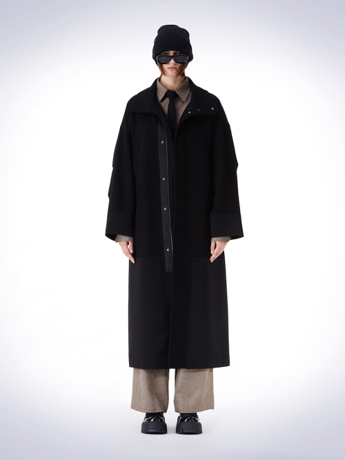патч POINT длинный COAT чёрный