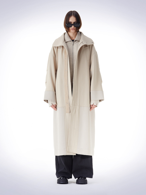 патч POINT длинный COAT бежевый
