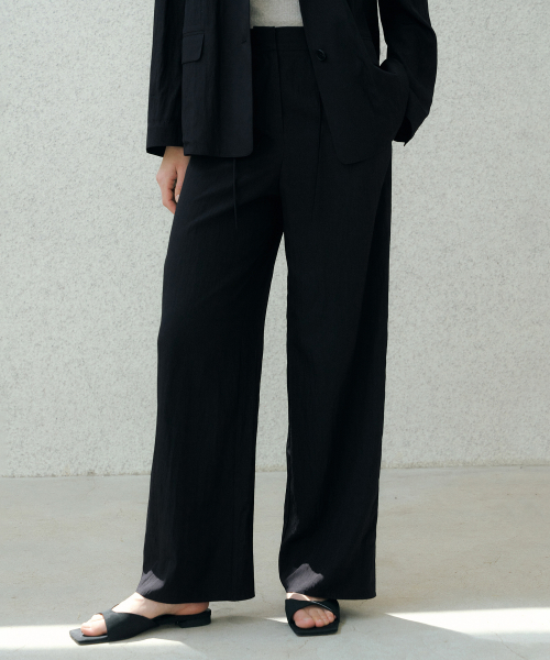 AIRY SOFT ANORAK BANDING PANTS_2COLOR