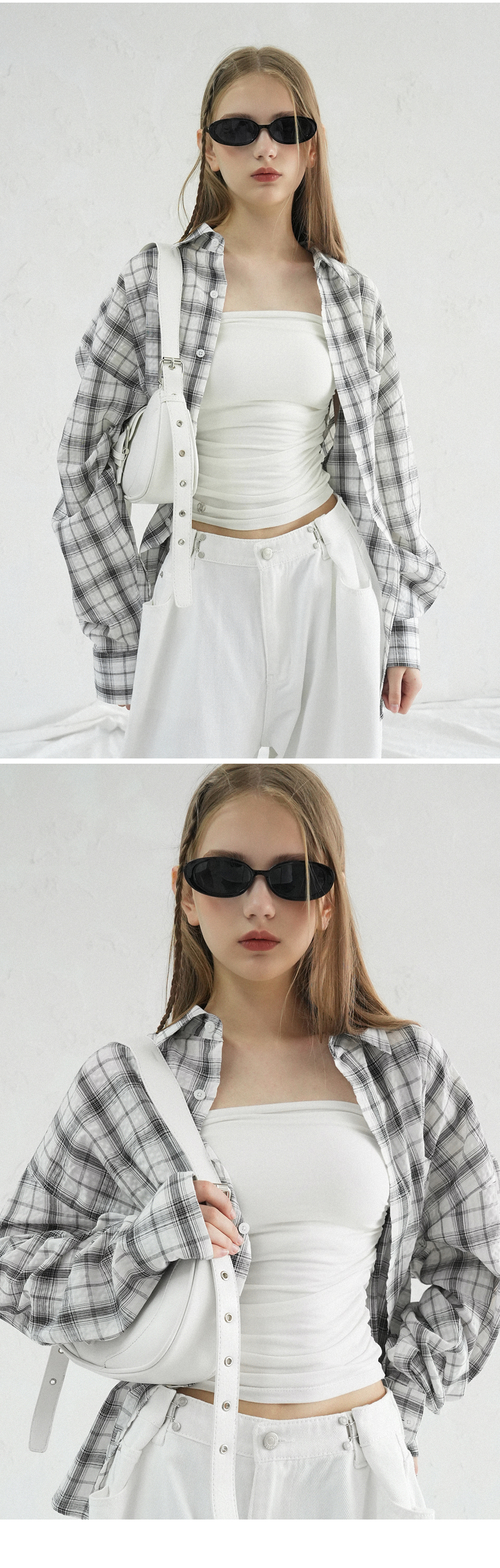 AVANDRESS ■ Smith Overfit Check Shirt MUSINSA | AVANDRESS Smith Overfit Check Shirt CHARCOAL