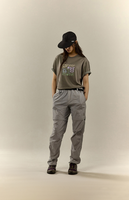 Брюки Quickzip 2way pt LT gray с двойной молнией