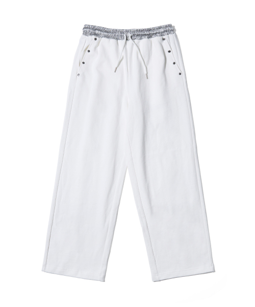 YOUHEETIC HOTFIX SWEATPANTS белый