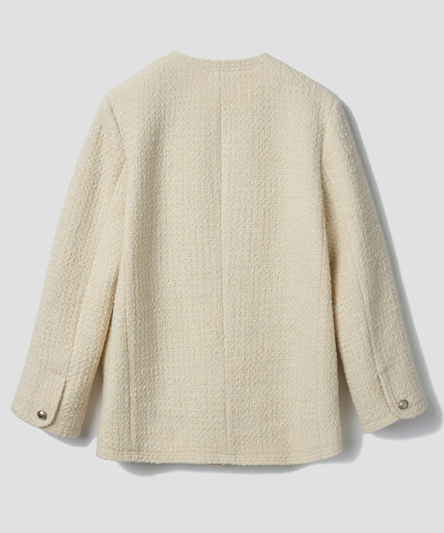 CLASSIC HALF TWEED куртка CREAM