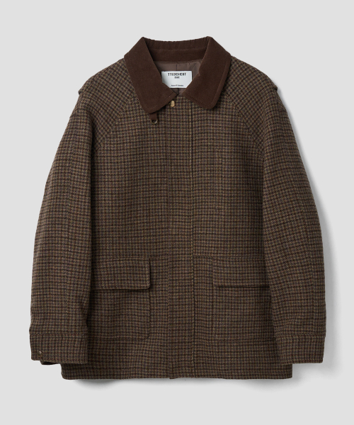 80s BRITISH HUNTING куртка BROWN