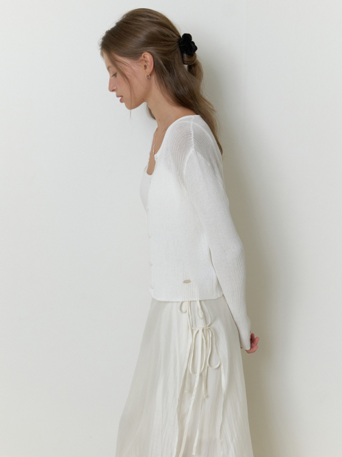 Boboli summer cardigan слоновая кость