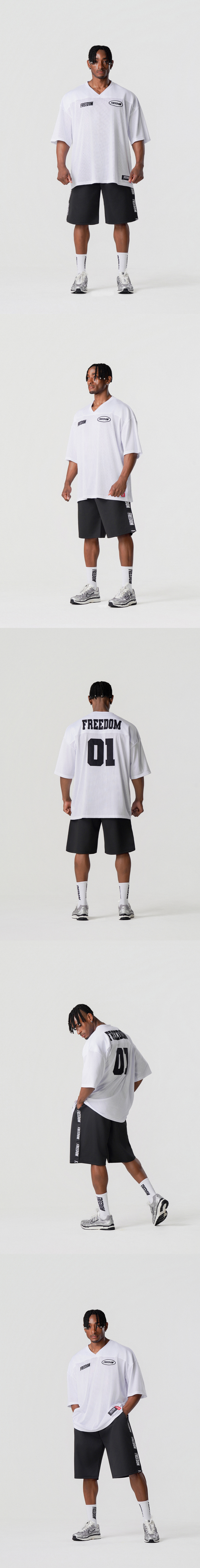 MUSINSA | FREEDOM Mesh Rugby Jersey_2color