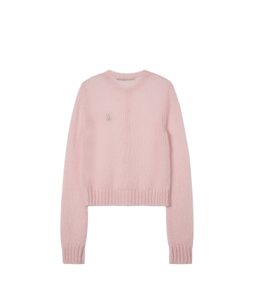 BUTTON HOLE трикотаж CARDIGAN - розовый
