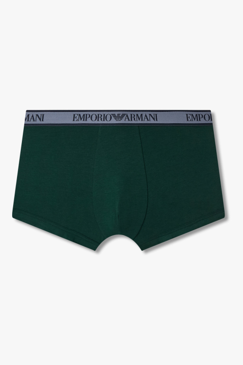 EMPORIO ARMANI UNDERWEAR Мужские боксеры с логотипом Green 0815312310